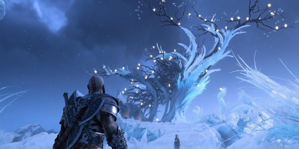 The Raven Tree tại Niflheim – Nơi linh hồn của những con quạ tụ họp sau khi bị Kratos tiêu diệt.