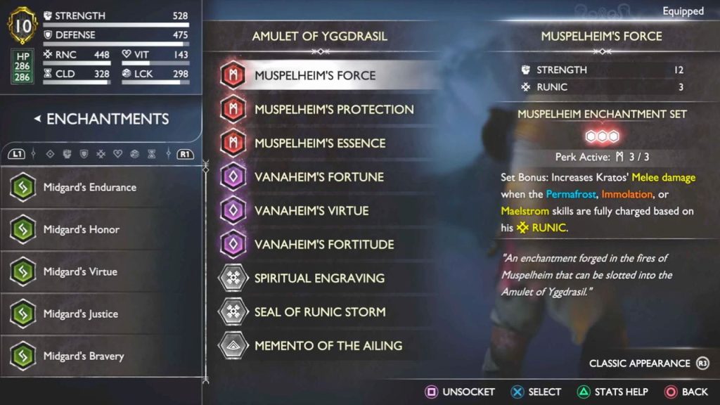 Hướng dẫn build Amulet God of War Ragnarok hiệu quả nhất.