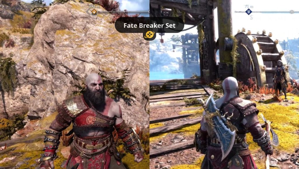 Bộ giáp cuối game Fate Breaker Kratos mặc trước trận Ragnarok