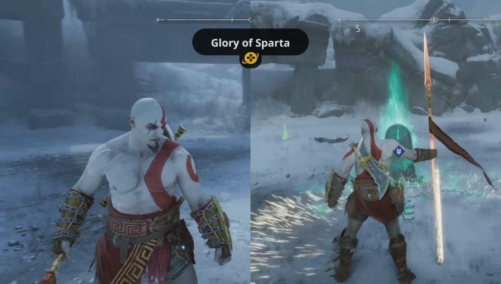 Ngoại hình tướng quân Glory of Sparta Kratos thời trẻ