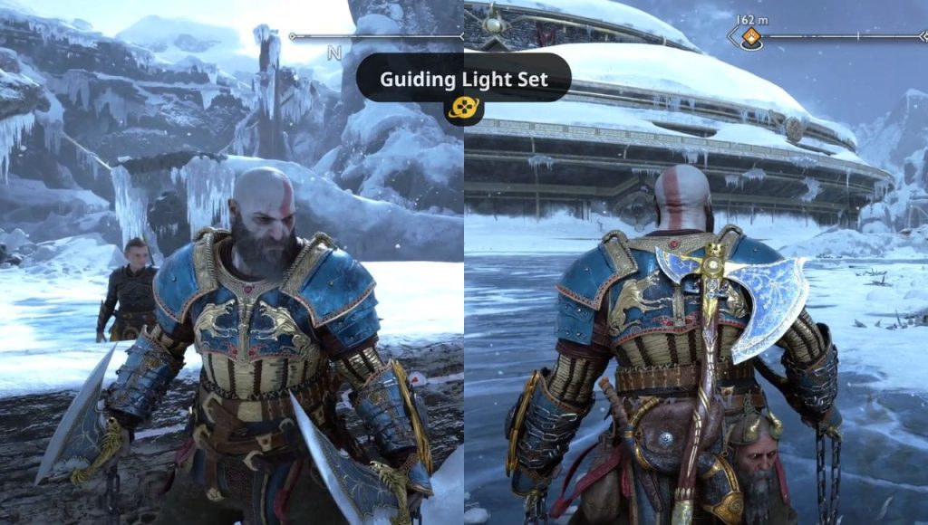 Giáp Guiding Light tìm kho báu của Tyr trong GOW Ragnarok