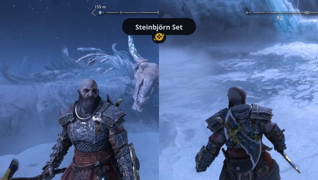 Giáp đá Steinbjorn Plackart trâu nhất game mặt trước và sau