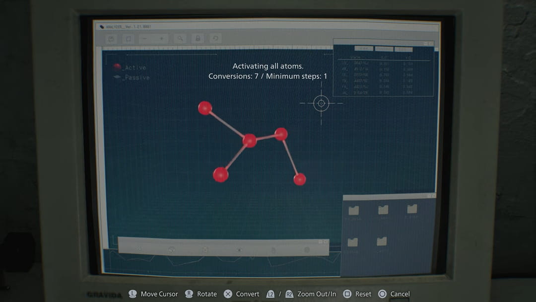 Đáp án lưới ô vuông máy phân tích máu Blood Analyzer các chế độ Resident Evil 9