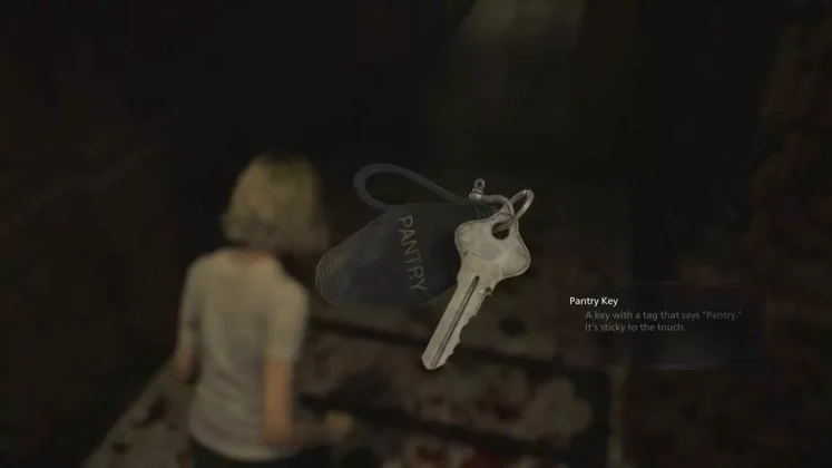 Pantry Key RE9 trong Kitchen l&agrave; resource trap đầu game