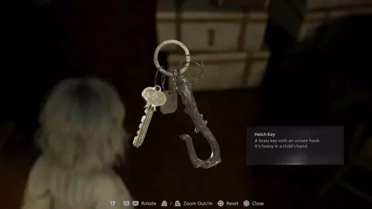 Hatch Key RE9 trong Orphanage